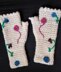 Embroidered Fingerless Gloves