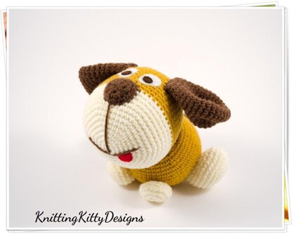 Amigurumi Brown Puppy Dog