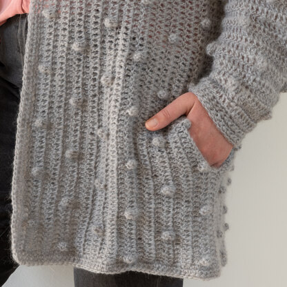 The Mayfield Cardigan in Yarn and Colors Elegant - YAC100140 - Downloadable PDF