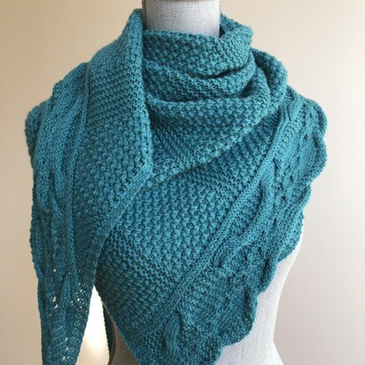 Rain on Horseshoe Lake - knitting pattern