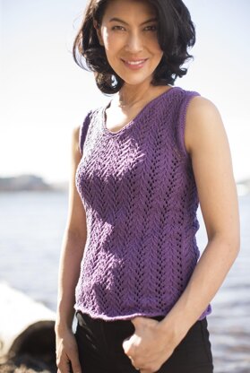 Cascade Yarns DK610 Summertime Lace Tank (Free)