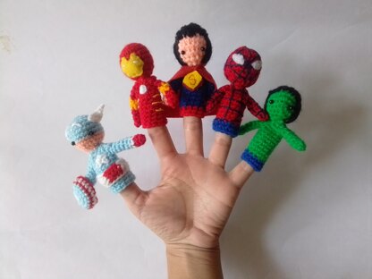 Full Finger Puppets 5 Superhero