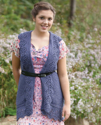 Willow Vest in Classic Elite Yarns Classic Silk - Downloadable PDF