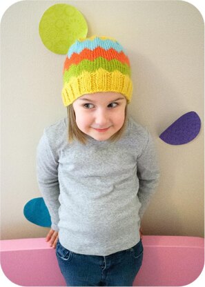 The Citron Chevron Hat