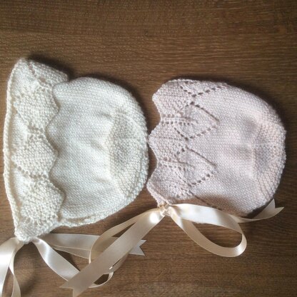 Traditional Lace Baby Bonnets