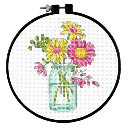 Floral Embroidery Kit, Flowers Cross Stich Kit , Plants Embroidery