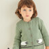 Sirdar 5373 Baby Cardigan with Sheep Motif PDF