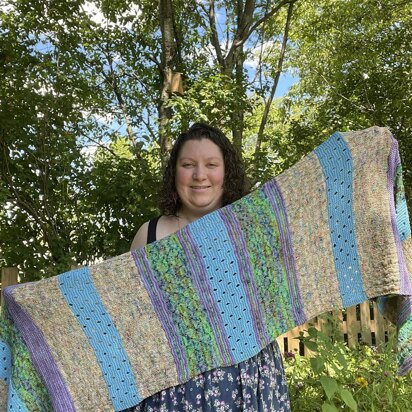 Picnic in the Garden Shawl - knitting pattern