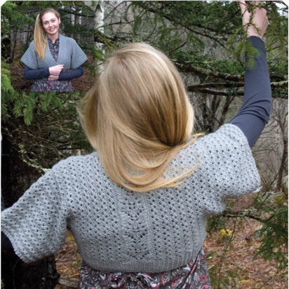 Chaparral Cardigan in Classic Elite Yarns Woodland - Downloadable PDF