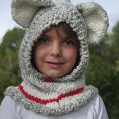 Sock Monkey Hood