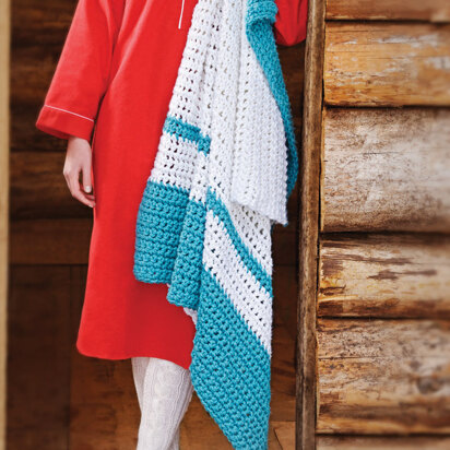 Cabin Fever Blanket Crochet in Spud & Chloe Outer - Downloadable PDF