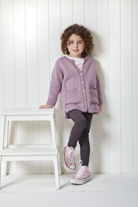 Children Sweater and Cardigan in King Cole Cherished DK - P6184 - Leaflet