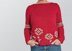Intarsia sweater Jule