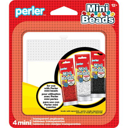 Perler Mini Bead Pegboards 4/Pkg - 533103