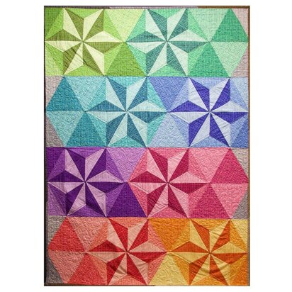 Michael Miller Fabrics Coco Star Quilt - Downloadable PDF