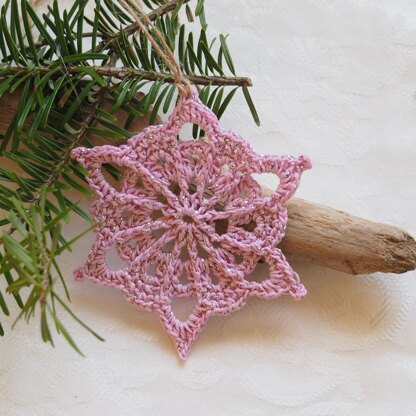 Frosted Lace Snowflake