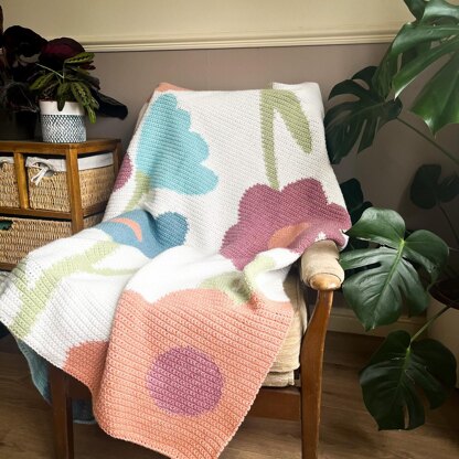 Pastel Meadows Throw