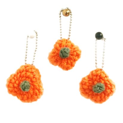 Crochet Pumpkin Keychain Pattern