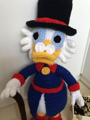 Rich Duck amigurumi doll