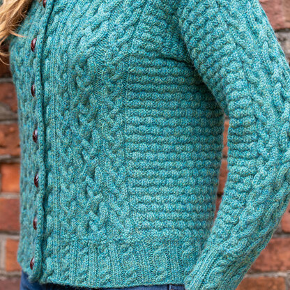 Cabled Cardigan #173