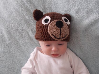 Bear beanie hat pattern