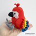 Percy the Parrot by erinmaycrochet