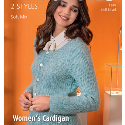 Women's Cardigan and Accessories in Patons Soft Mix - 4036