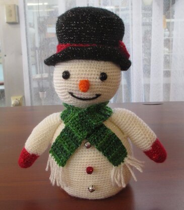 Amigurimi Mr Snowman