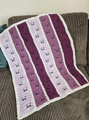 Butterfly Mile A Minute Blanket.