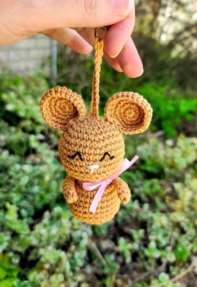 Mouse Backpack / Keychain Charm