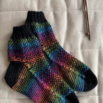 Dragon scale sock