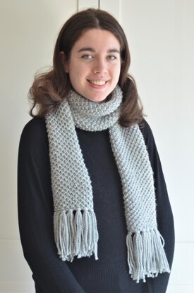 Pearl Brioche Scarf