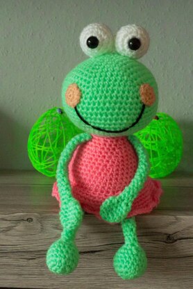 Amigurumi Häkelanleitung für den Froschilla