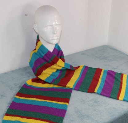 Stripe Scarf Circular