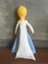 Princess Elsa knitted doll