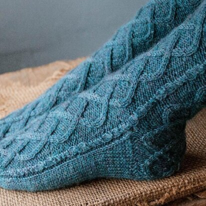 Northern Lights Socks - knitting pattern
