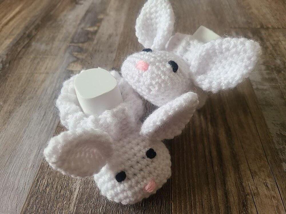 Crochet hotsell bunny booties