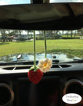 Strawberry and Flower Hanging Decoration