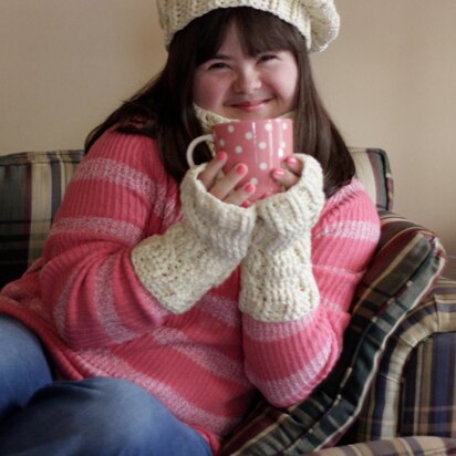 Cumulus Cabled Cowl, Hat & Cuffs