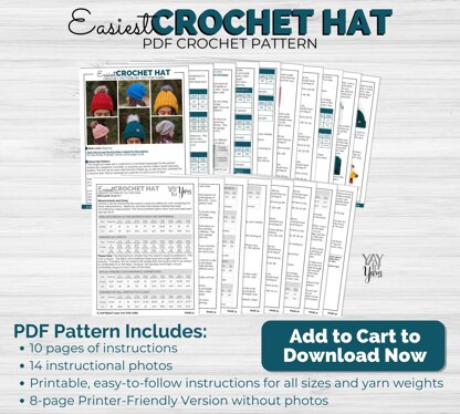 Easiest Crochet Hat