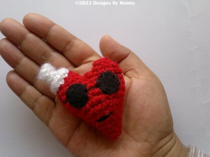 Mr Heart Keychain | Crochet Pattern For Valentine's Day