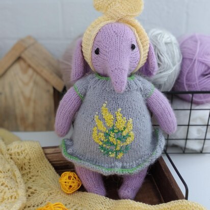 Elephant knitting pattern