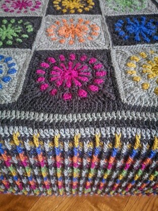 Granny Square Pouffe
