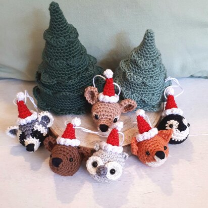 Christmas animals ornaments