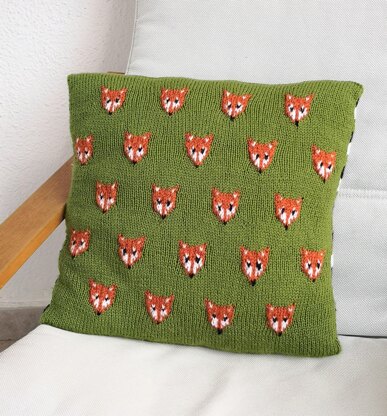 Troop of Foxes Cushion