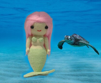 Jazzy the Mermaid - Amigurumi - Crochet Pattern