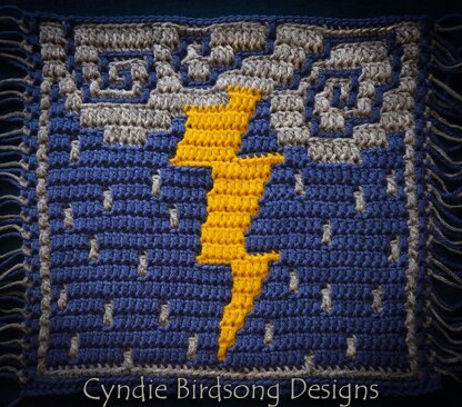 Lightning Crashes! Overlay Mosaic Square