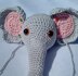 Eva the Elephant - US Terminology - Amigurumi