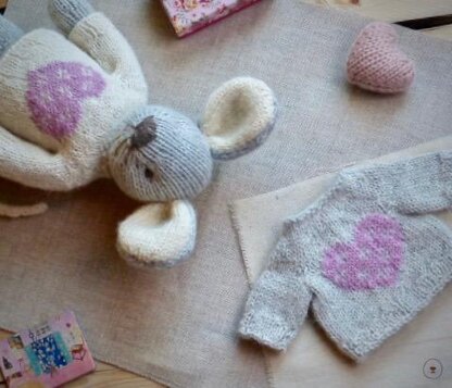 Pink Set of doll clothes