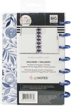 The Happy Planner Mini Notebook W/60 Sheets - Green Garden
